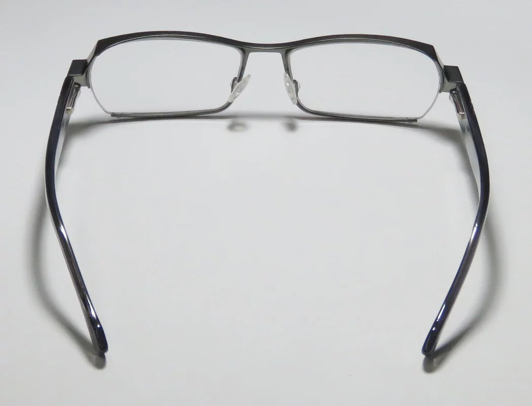 NEW HARRY LARY'S LEGACY MENS DESIGNER FULL-RIM SAGE / TRANSPARENT GRAY ULTIMATE COMFORT SPECIAL FRAME DEMO LENSES 55-16-0 FLEXIBLE HINGES EYEGLASSES/SPECTACLES