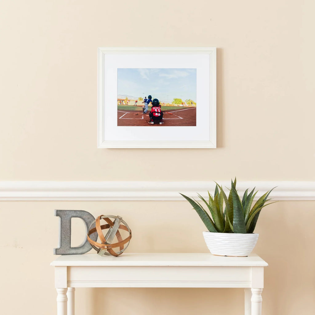 ArtToFrames 20x20 Inch White Picture Frame, This White Wood Poster Frame is Top-notch Your Art or Photos, Comes with 060 Plexi Glass (4100)