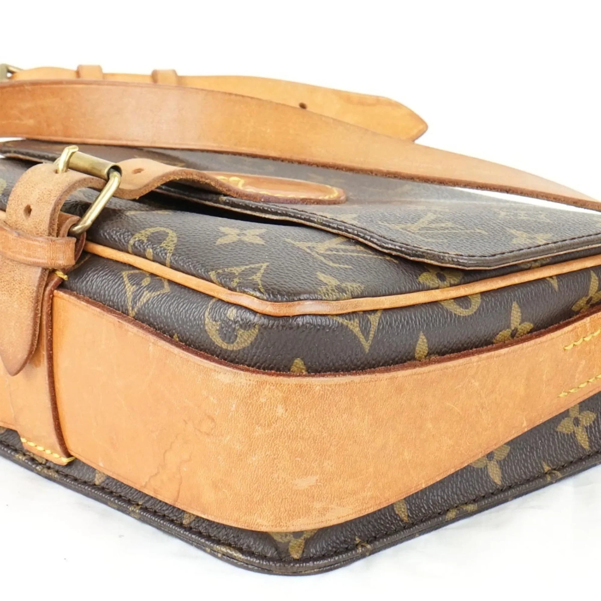 Pre-Owned LOUIS VUITTON Cartesier MM M51253 Shoulder Bag Monogram Canvas Women's (Fair)