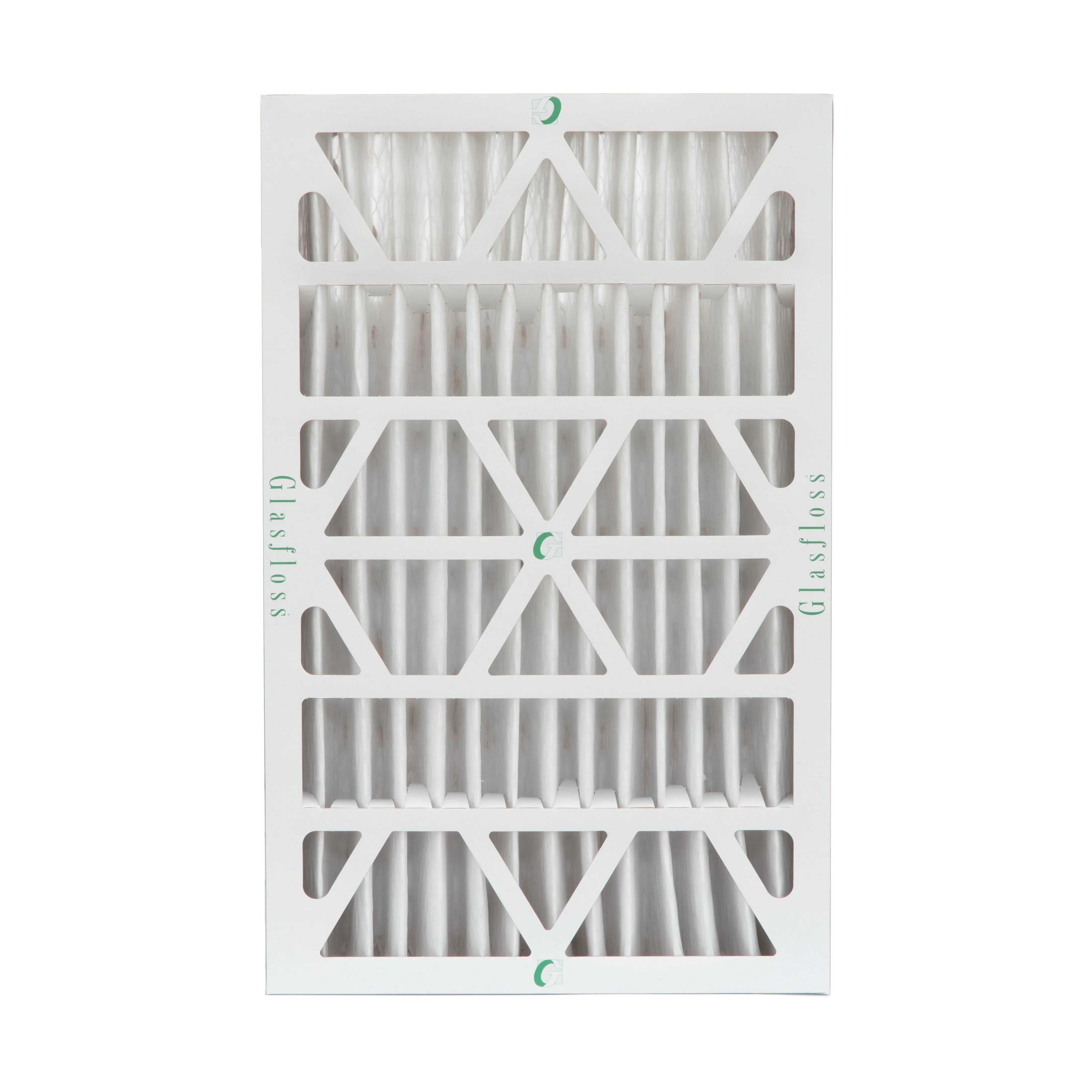 6 Pack of 16x25x4 MERV 13 Pleated 4" Inch Air Filters by Glasfloss. Actual Size: 15-1/2 x 24-1/2 x 3-3/4