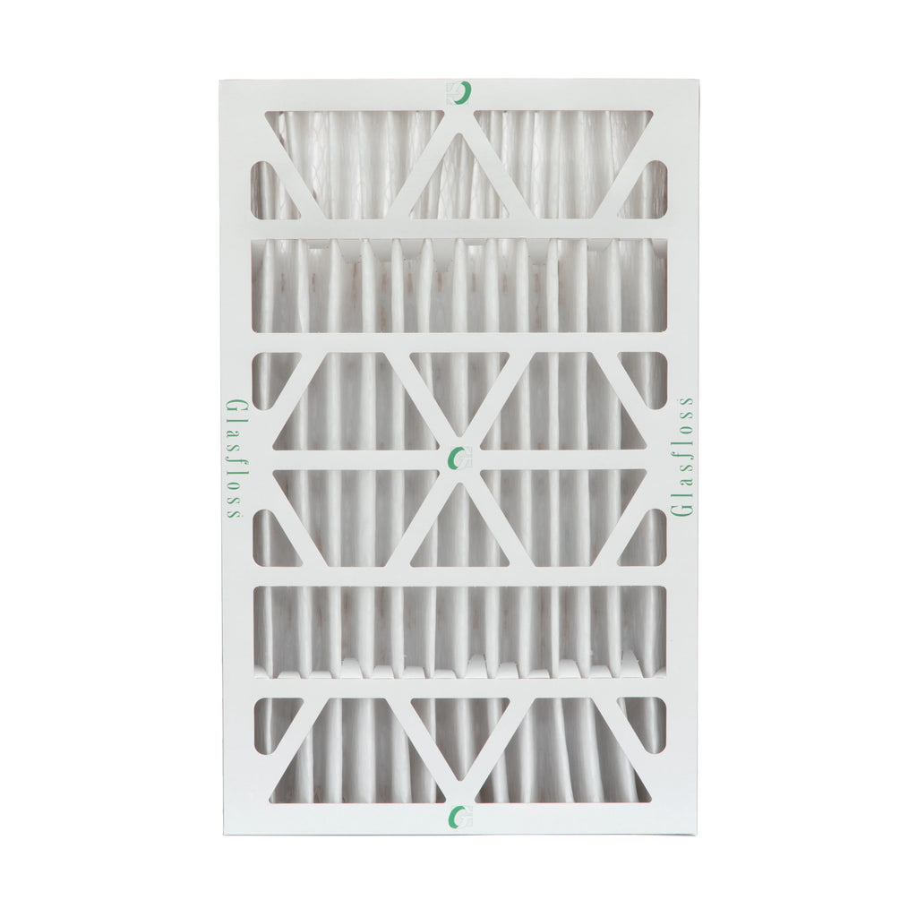 2 Pack of 12x24x4 MERV 13 Pleated 4" Inch Air Filters by Glasfloss. Actual Size: 11-3/8 x 23-3/8 x 3-3/4.