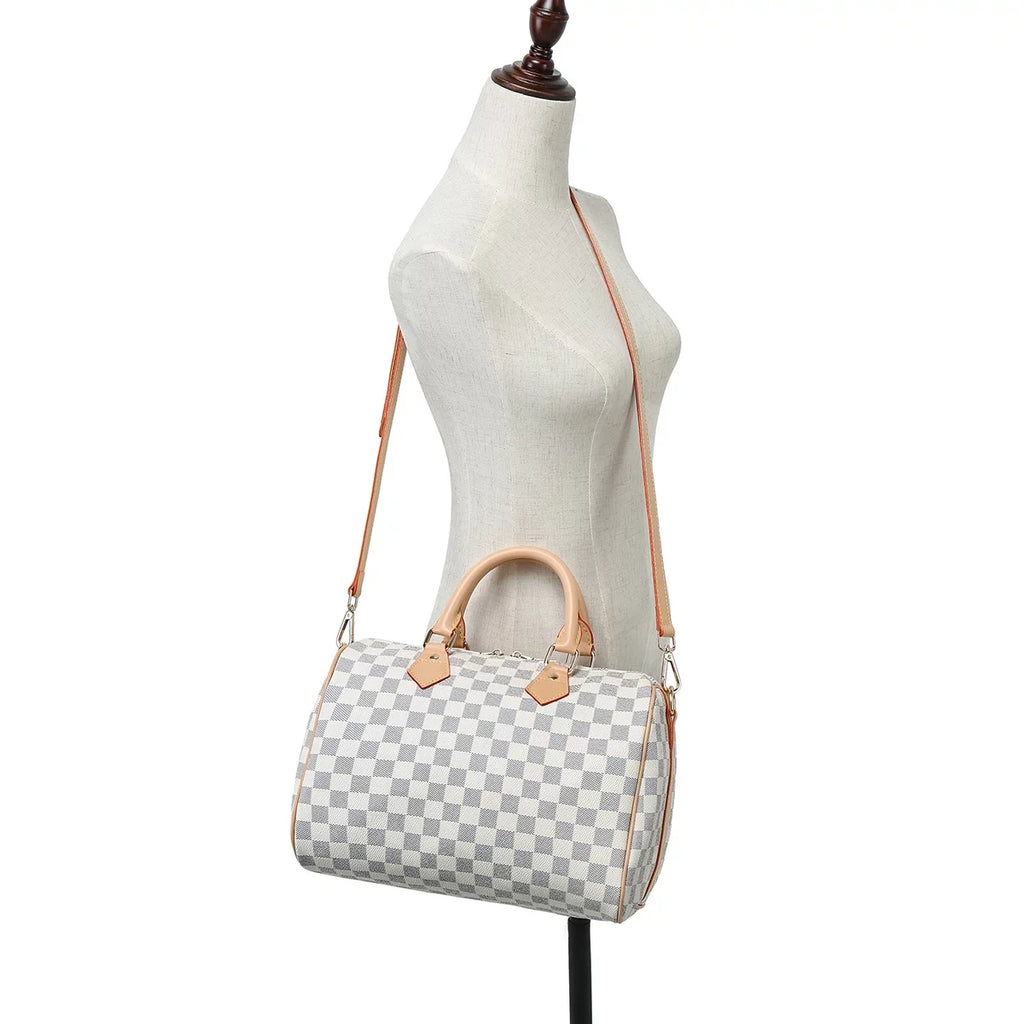 RICHPORTS Checkered Shoulder Bags Fashion Handbags For Womens