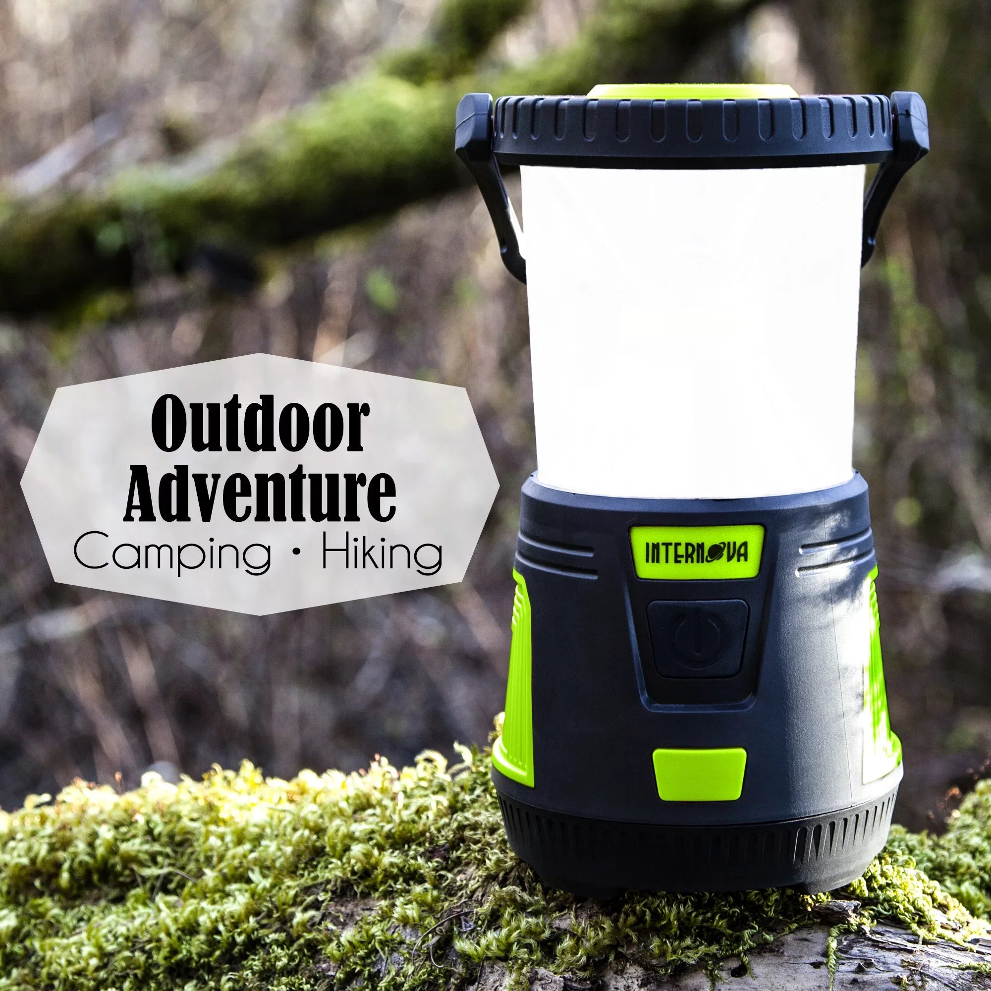 Internova Monster LED Camping Lantern, 2000 Lumens Output Camping, Hiking, Emergency Use and Power Outages