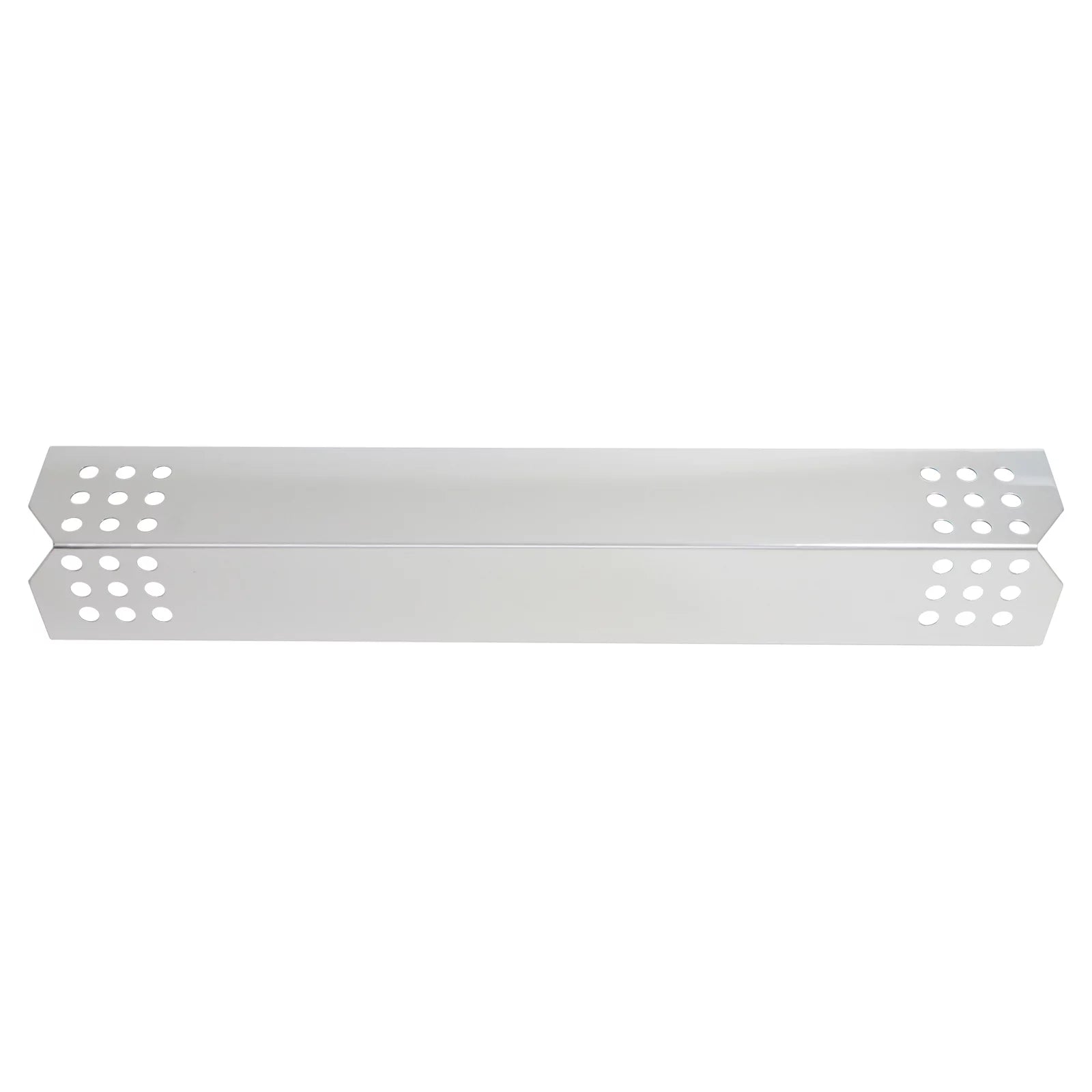 2-Pack BBQ Grill Heat Shield Plate Tent Replacement Parts Nex 720-0336D - Barbeque Stainless Steel Flame Tamer, Guard, Deflector, Flavorizer Bar, Vaporizer Bar, Burner Shield 16 1/8"