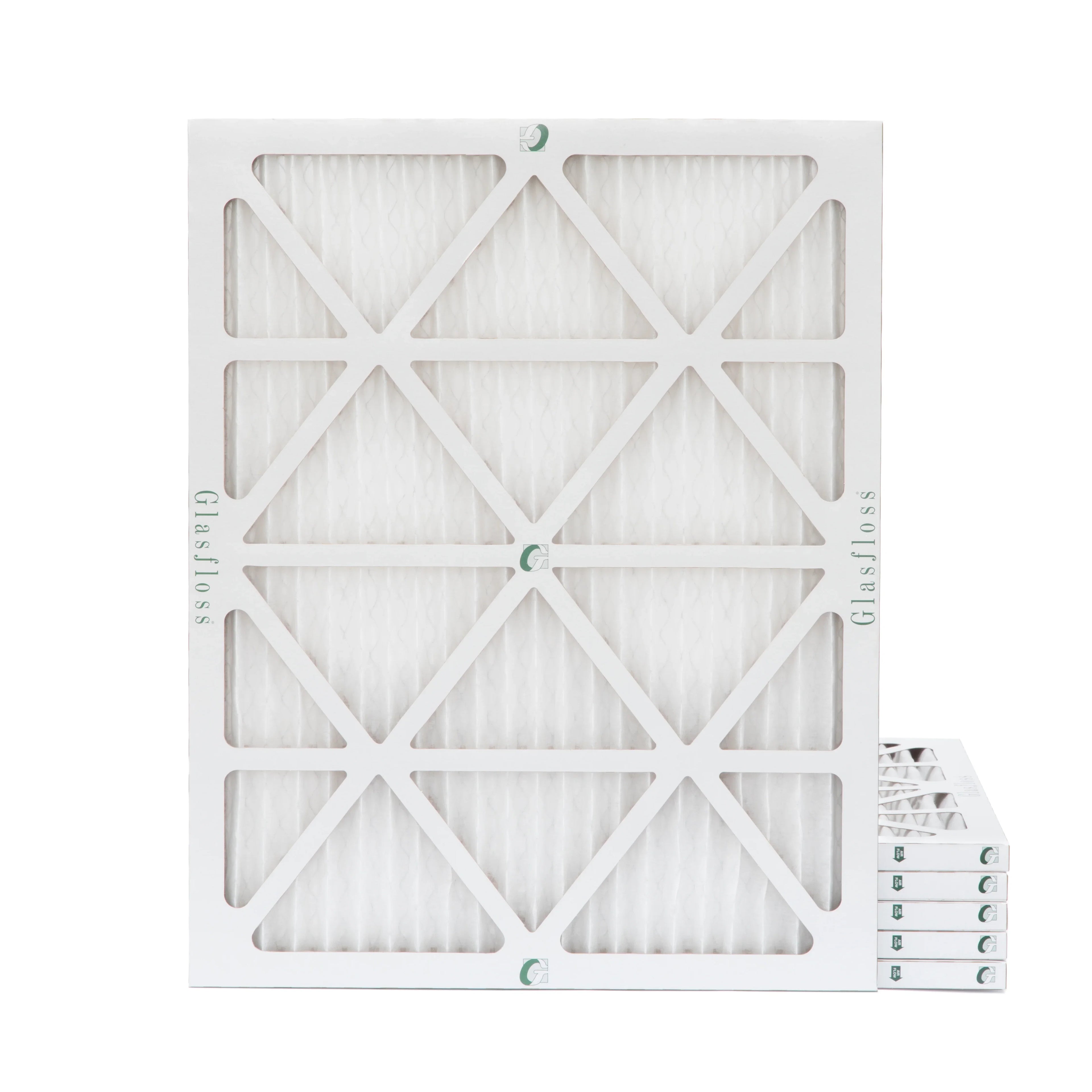 6 Pack of 20x24x1 MERV 10 Pleated Air Filters AC & Furnace. Actual Size: 19-3/8 x 23-3/8 x 7/8