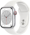 Restored Apple Watch Gen 8 Series 8 Cell 41mm White Aluminum - White Sport Band MP4E3LL/A (Refurbished)