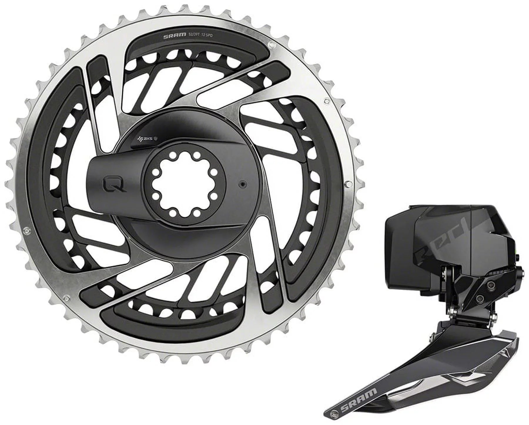 Sram AXS 12-Speed Quarq Powermeter Kit w/ Front Derailleur/ 56/43T /Direct Mount