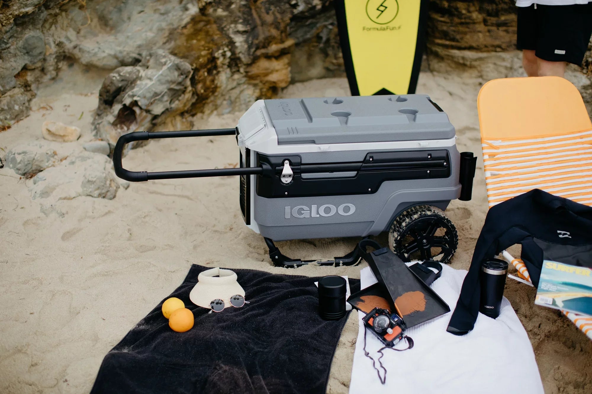 Igloo Trailmate Journey 70 Qt. Wheeled Cooler, Gray