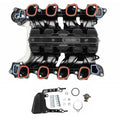 AutoShack Upper Intake Manifold with Thermostat and Gaskets Replacement Ford Mustang Explorer Crown Victoria Mercury Grand Marquis Mountaineer Lincoln Town Car Without Coolant Heated PCV