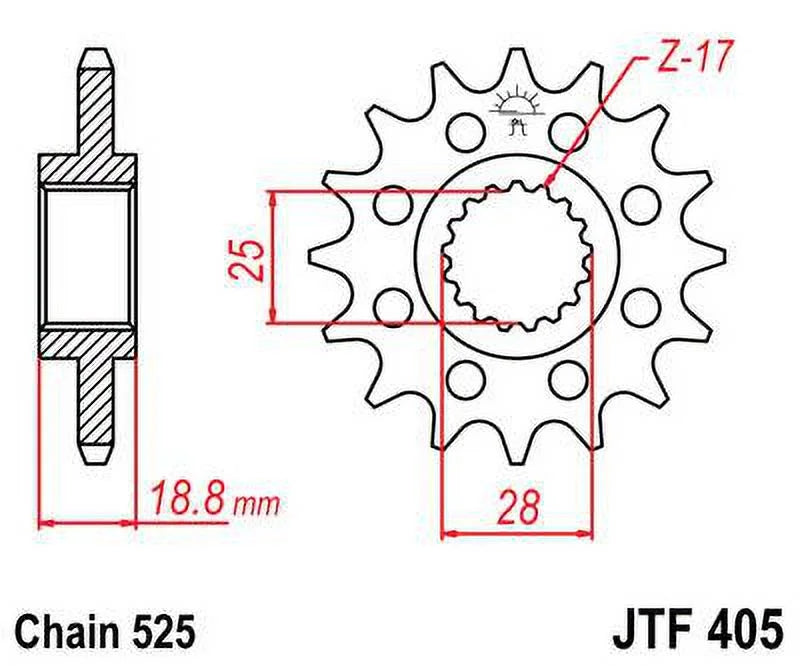 Front & Rear Sproket Kit BMW F800 R-JTR6.47 8.5mm bolts-K73 09-16 JT Sprockets