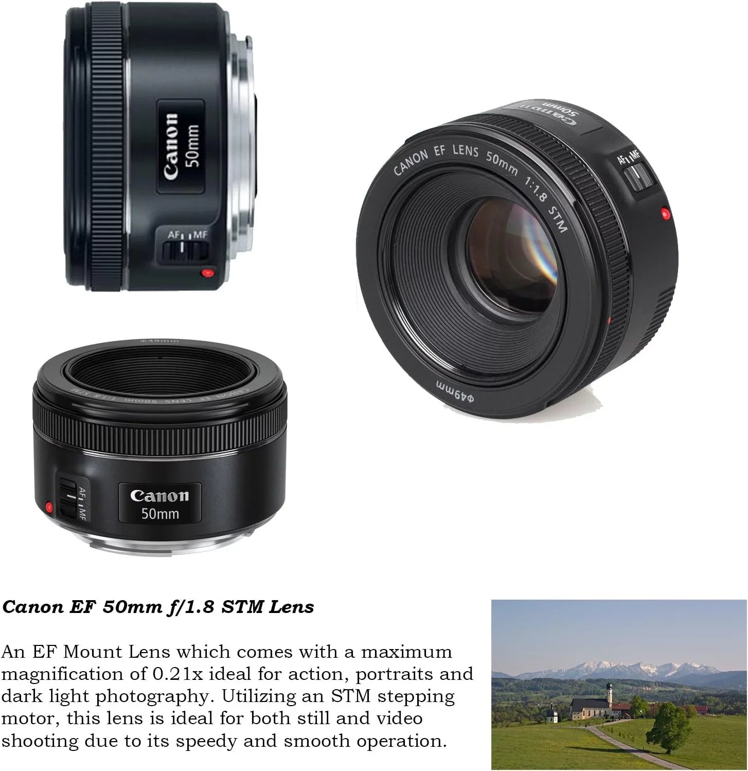 Canon EOS 5D Mark IV DSLR Camera w/ 24-105mm USM Lens Bundle + Canon EF 75-300mm III Lens, Canon 50mm f/1.8, 500mm Lens & 650-1300mm Lens + Backpack + 128GB Memory + Monopod + Professional Bundle