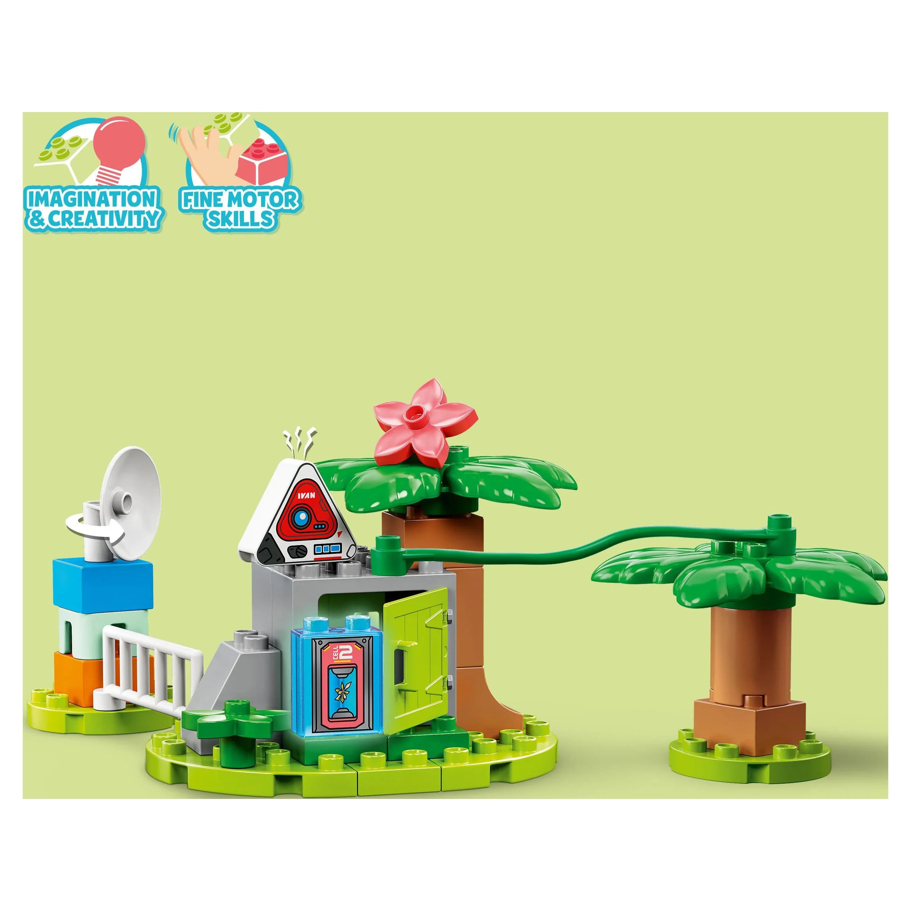 LEGO DUPLO Disney and Pixar Buzz Lightyear’s Planetary Mission 10962, Space Toys Toddlers, Boys & Girls 2 Plus Years Old with Spaceship & Robot Figure