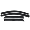 Ikon Motorsports with 14-23 Mitsubishi Mirage Hatchback Acrylic Window Visors Vent Windshield Deflector Rain Guard 4Pc Set Outside Mount 2014 2015 2016 2017 2018 2019 2020 2021