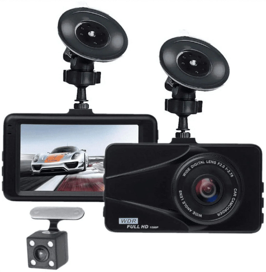 T670 Plus DVR Dash Cam For Lotus Dual Travel Recorder Full HD 3" LCD Screen 170° Wide Angle, WDR, G-Sensor, Loop Recording Motion Detection Excellent Video Images