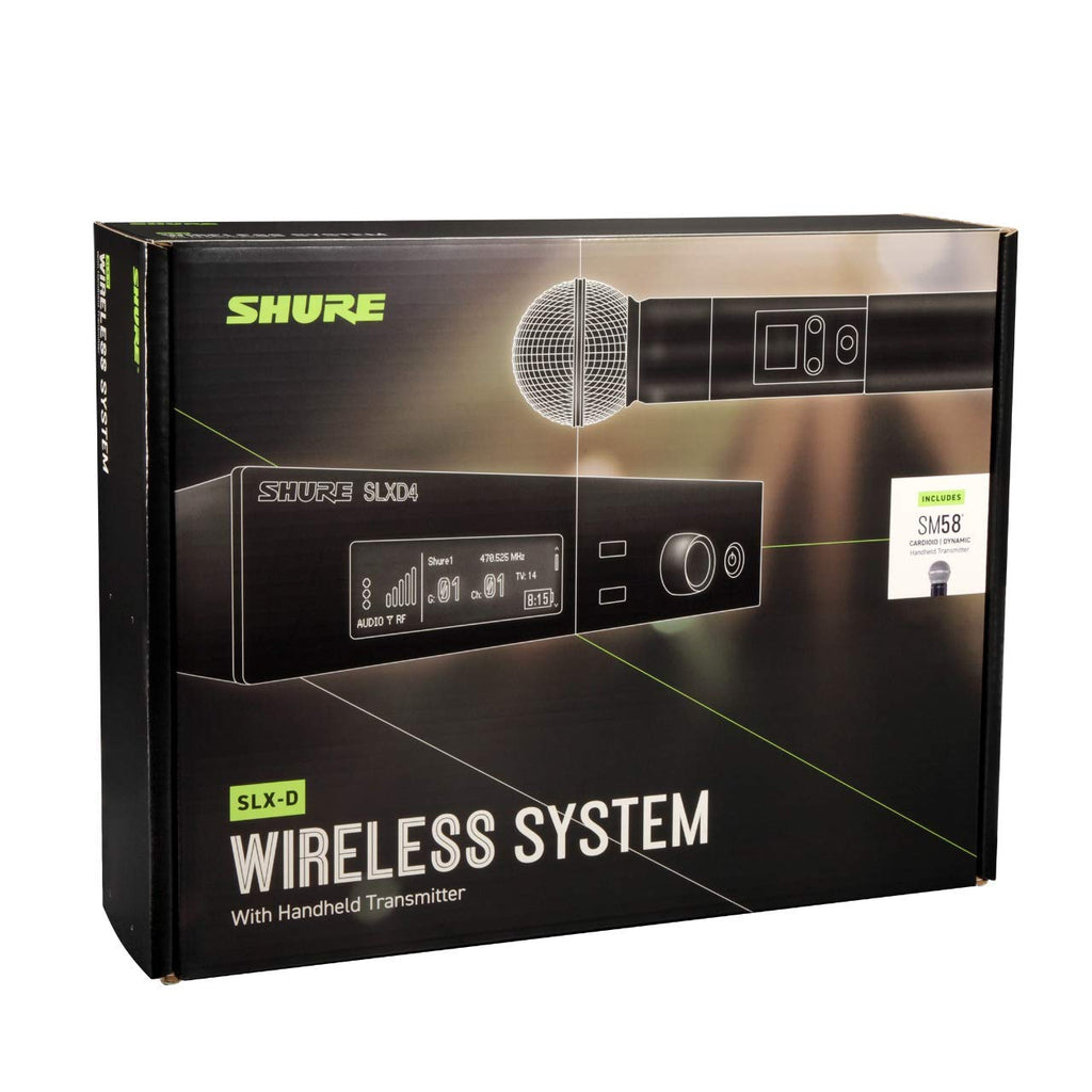 Shure SLXD24D/SM58 Dual Wireless Vocal System - H55 Band
