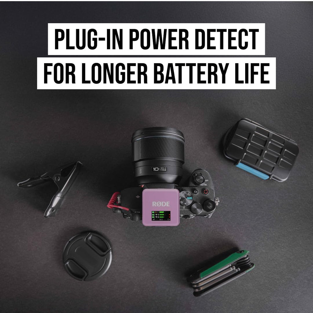 RÃDE Wireless GO (Gen 3) (2 TX + 1 RX + Charging Case), 32-Bit Float