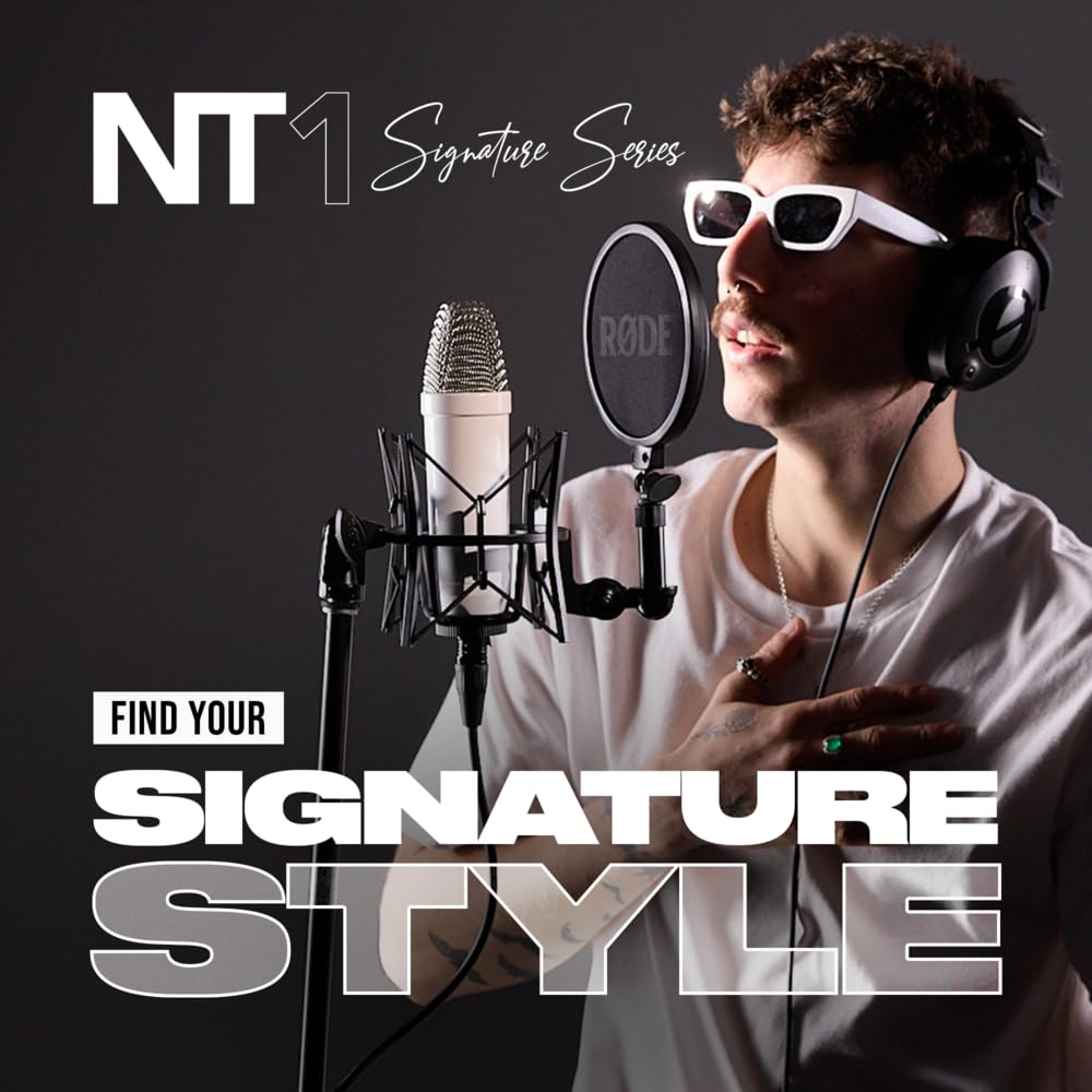 RÃDE NT1 Signature Series Studio Condenser Microphone, Black