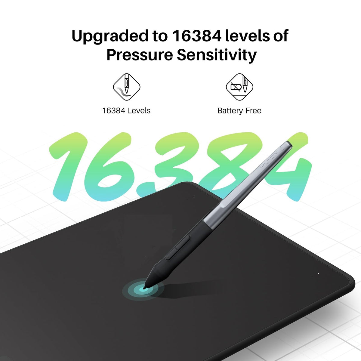 HUION Inspiroy H950P 8x5 inch Drawing Tablet 16384 Pen Pressure