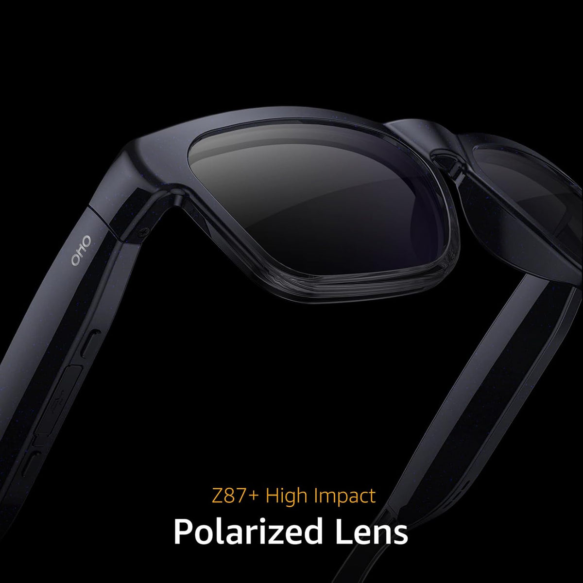 OHO AI Smart Glasses, UV400 Z87+ Audio Open Ear Bluetooth Sunglasses
