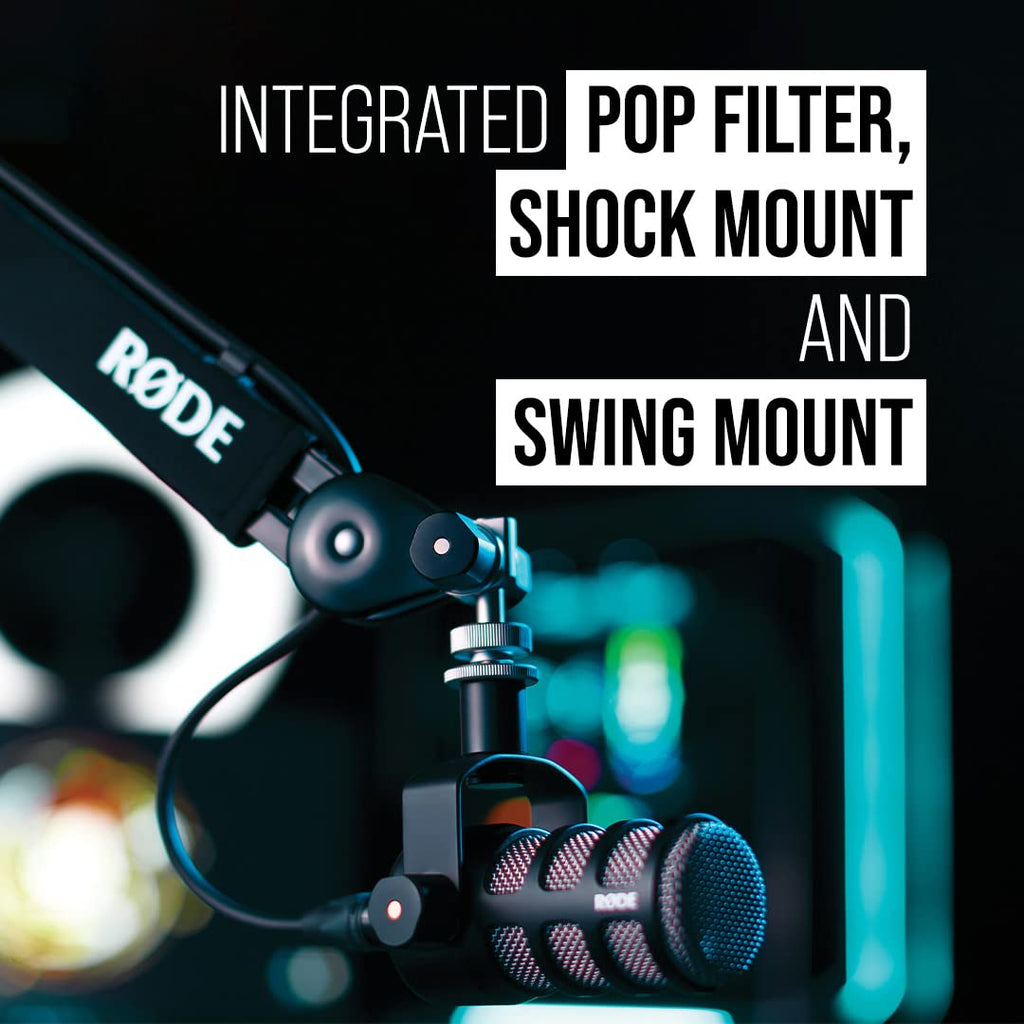 RÃDE PodMic USB Dynamic Broadcast Microphone, XLR + USB-C