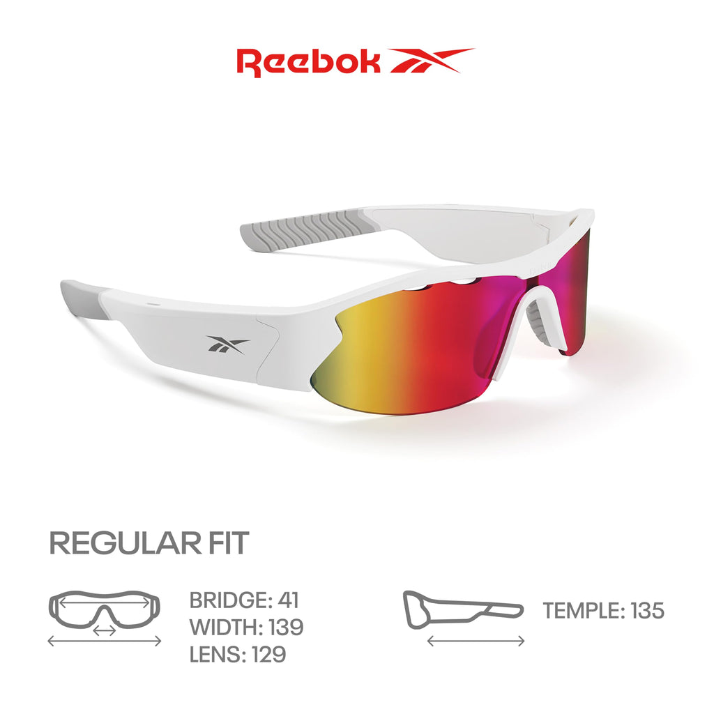 Reebok Flash Smart Audio Glasses, Iridescent Polarized, Powered by Lucyd