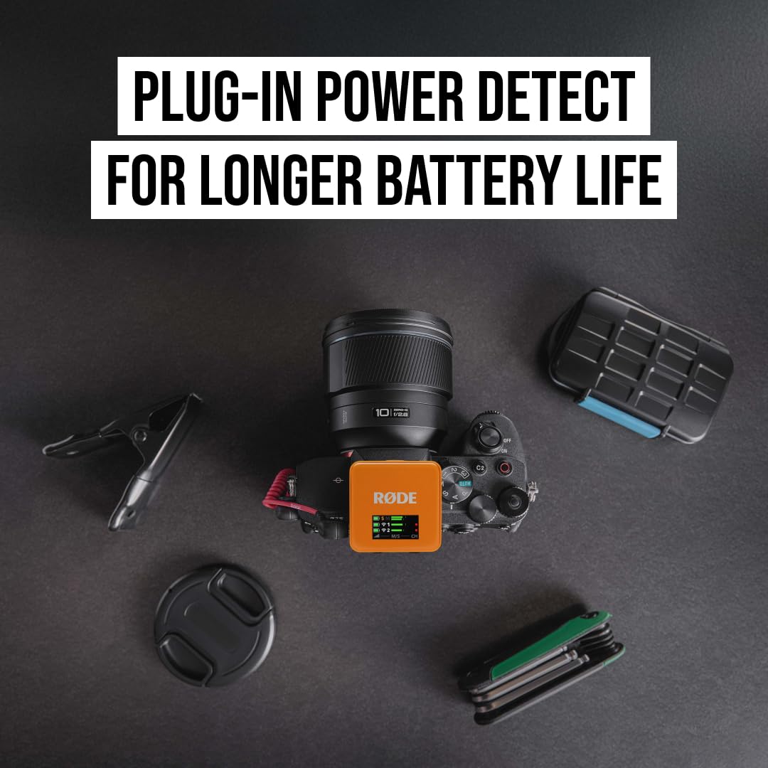 RÃDE Wireless GO (Gen 3) (2 TX + 1 RX + Charging Case), 32-Bit Float