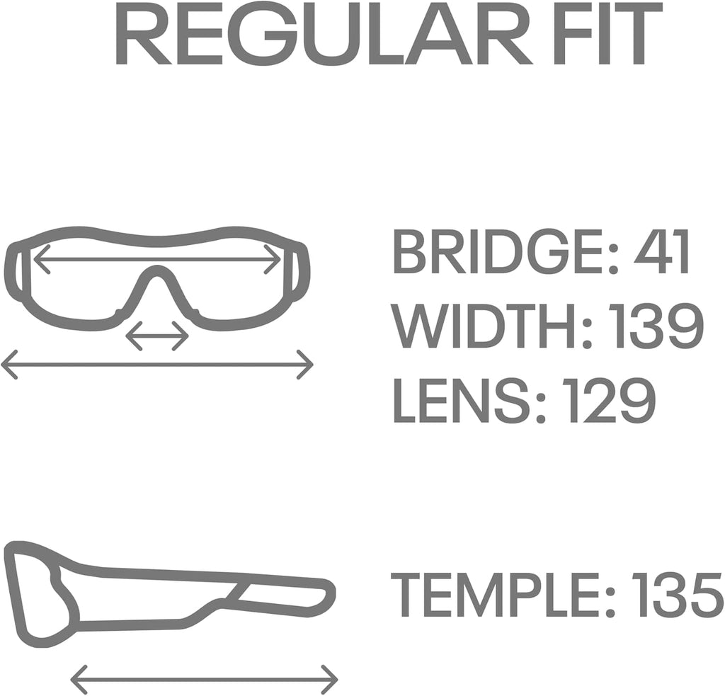 Reebok Flash Smart Audio Glasses, Iridescent Polarized, Powered by Lucyd