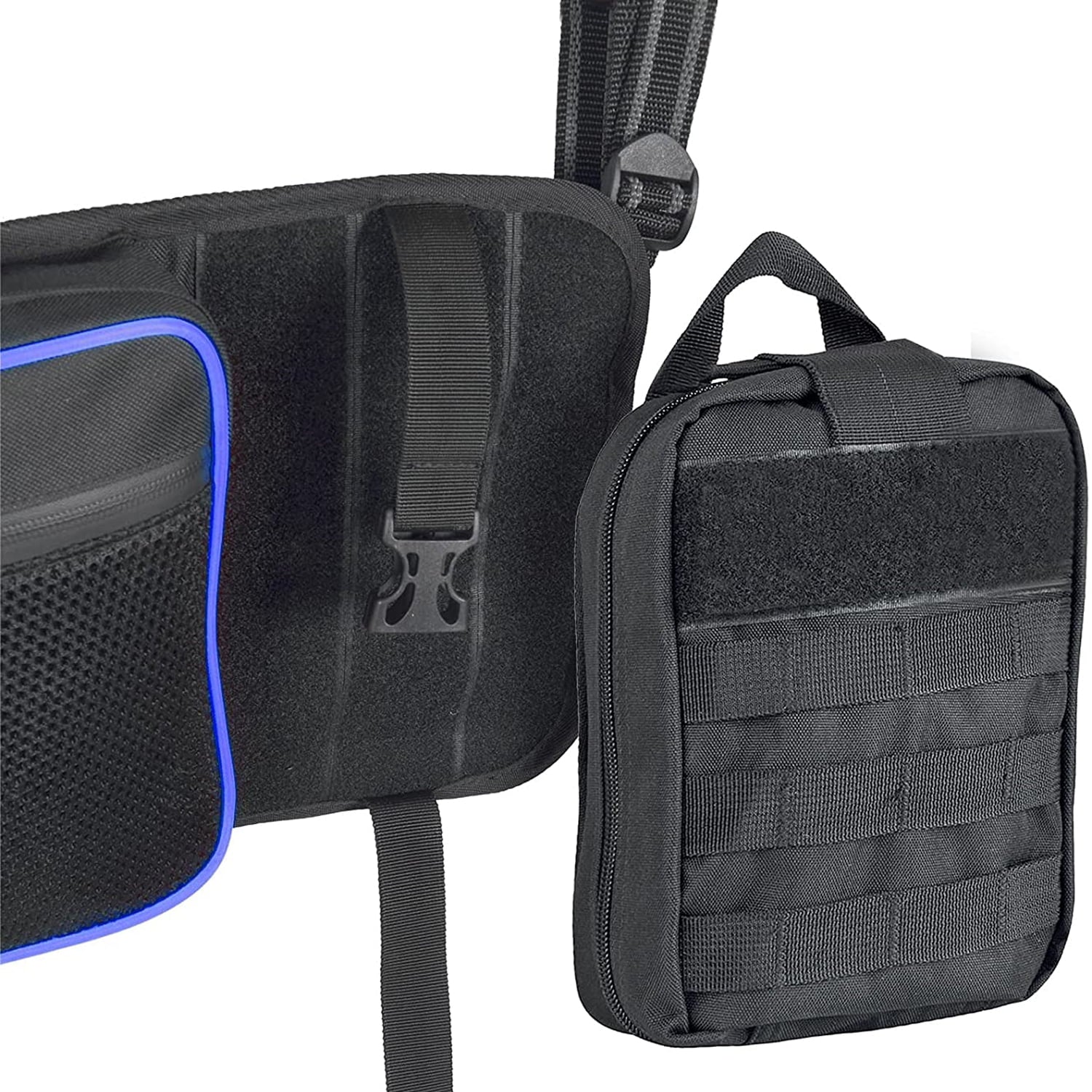 Goldfire UTV Car Organizer Large Roll Cage Cargo Rear Storage Bag Gear Bags For Most Full Size Polaris Yamaha Kawasaki UTVs
