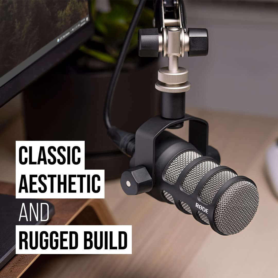 RÃDE PodMic USB Dynamic Broadcast Microphone, XLR + USB-C