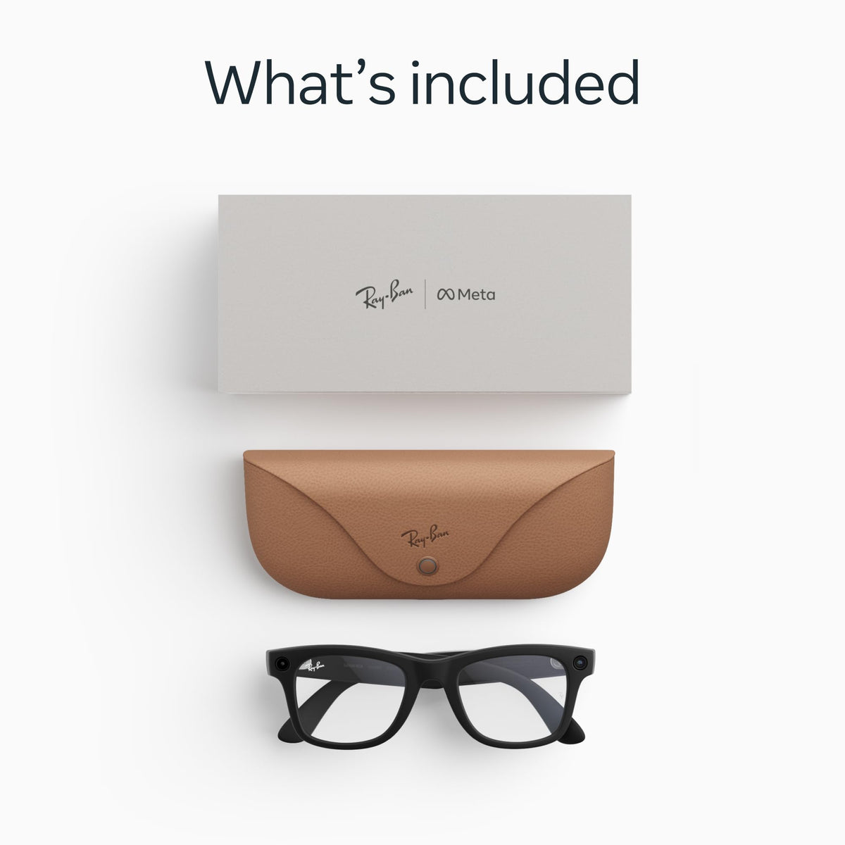 Meta Ray-Ban (Gen 2) Wayfarer Large Smart AI Glasses, Green Lenses