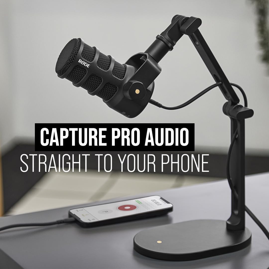 RÃDE PodMic USB Dynamic Broadcast Microphone, XLR + USB-C