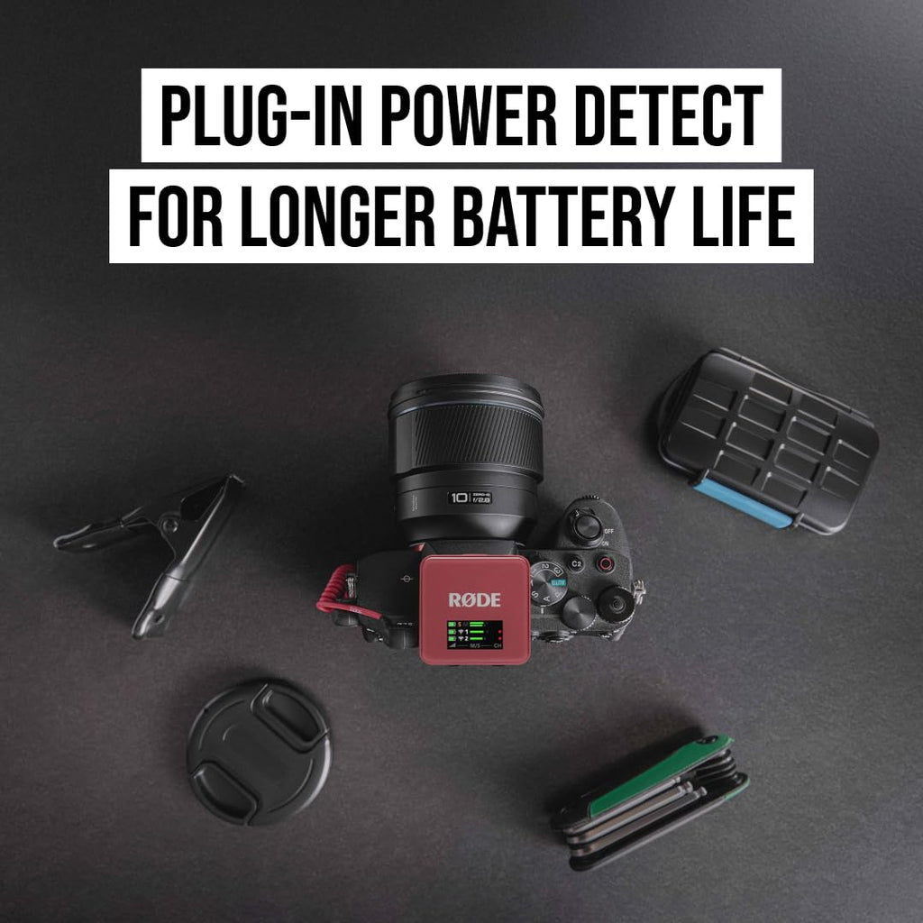 RÃDE Wireless GO (Gen 3) (2 TX + 1 RX + Charging Case), 32-Bit Float