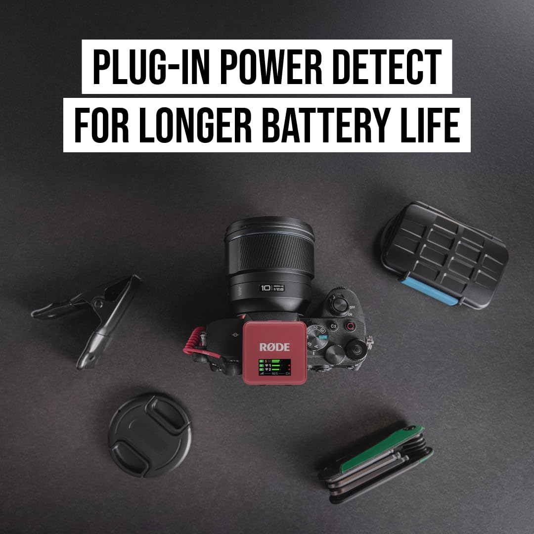 RÃDE Wireless GO (Gen 3) (2 TX + 1 RX + Charging Case), 32-Bit Float