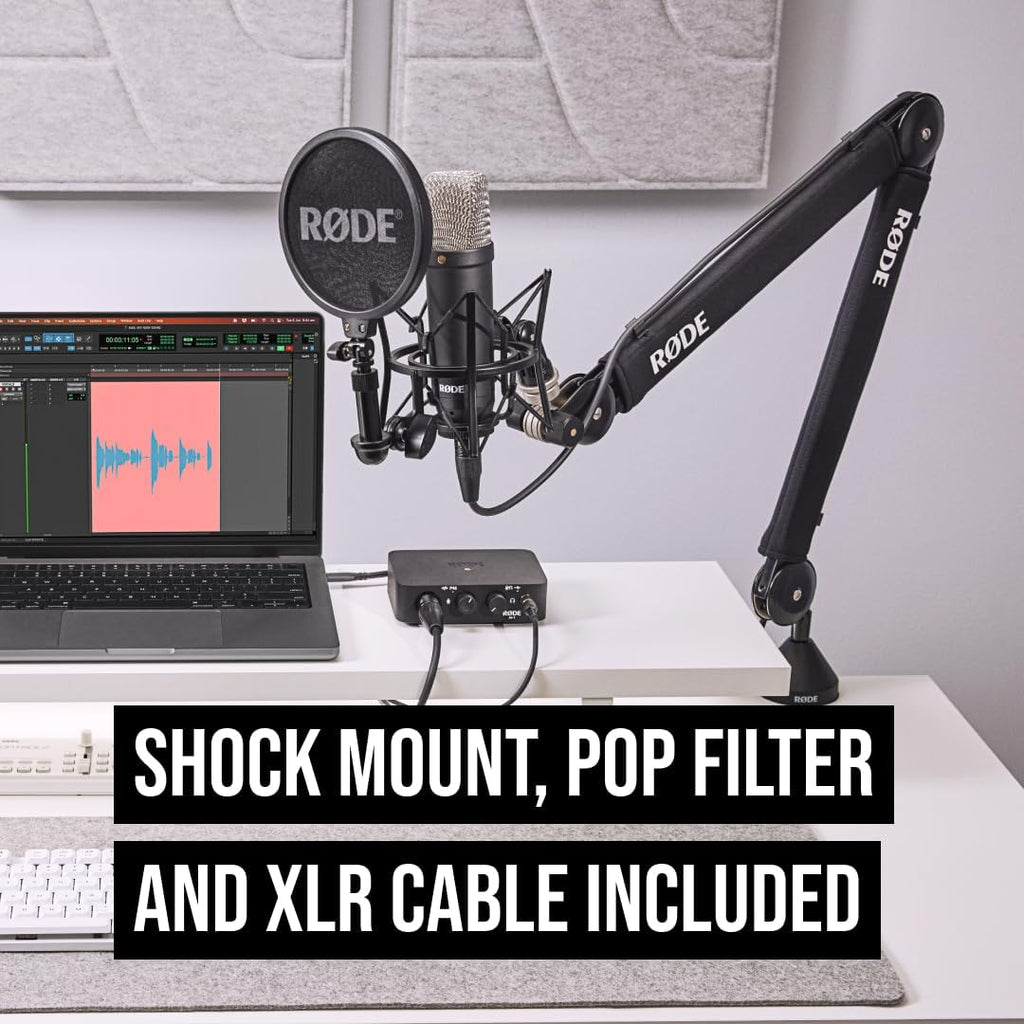 RÃDE NT1 Signature Series Studio Condenser Microphone, Black