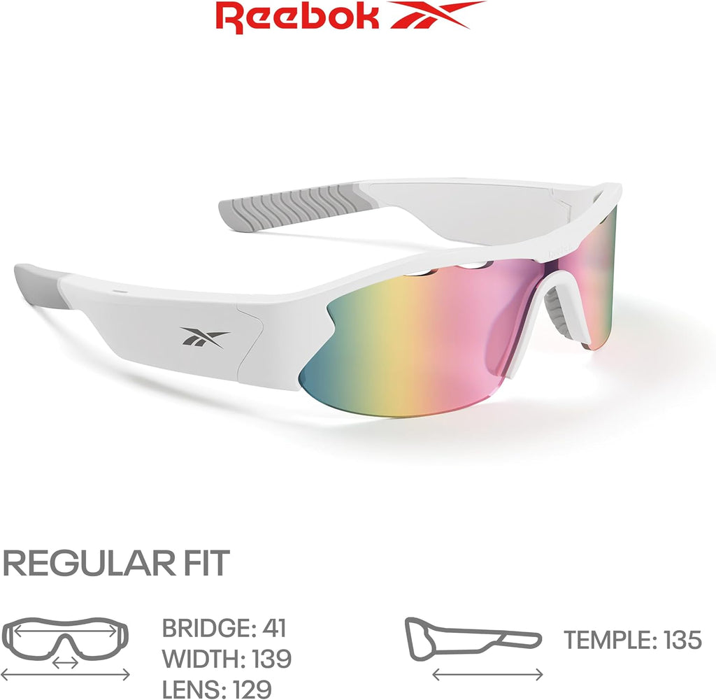Reebok Flash Smart Audio Glasses, Iridescent Polarized, Powered by Lucyd