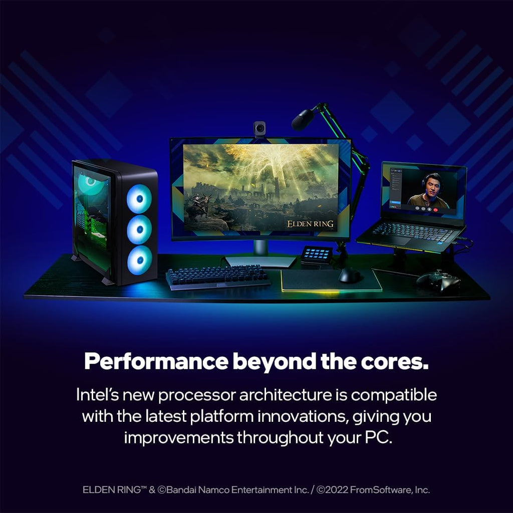 IntelÂ® Coreâ¢ i3-12100F 12th Generation Desktop Processor (Base Clock: 3.3GHz, 4 Cores, LGA1700, RAM DDR4 and DDR5 up to 128GB)