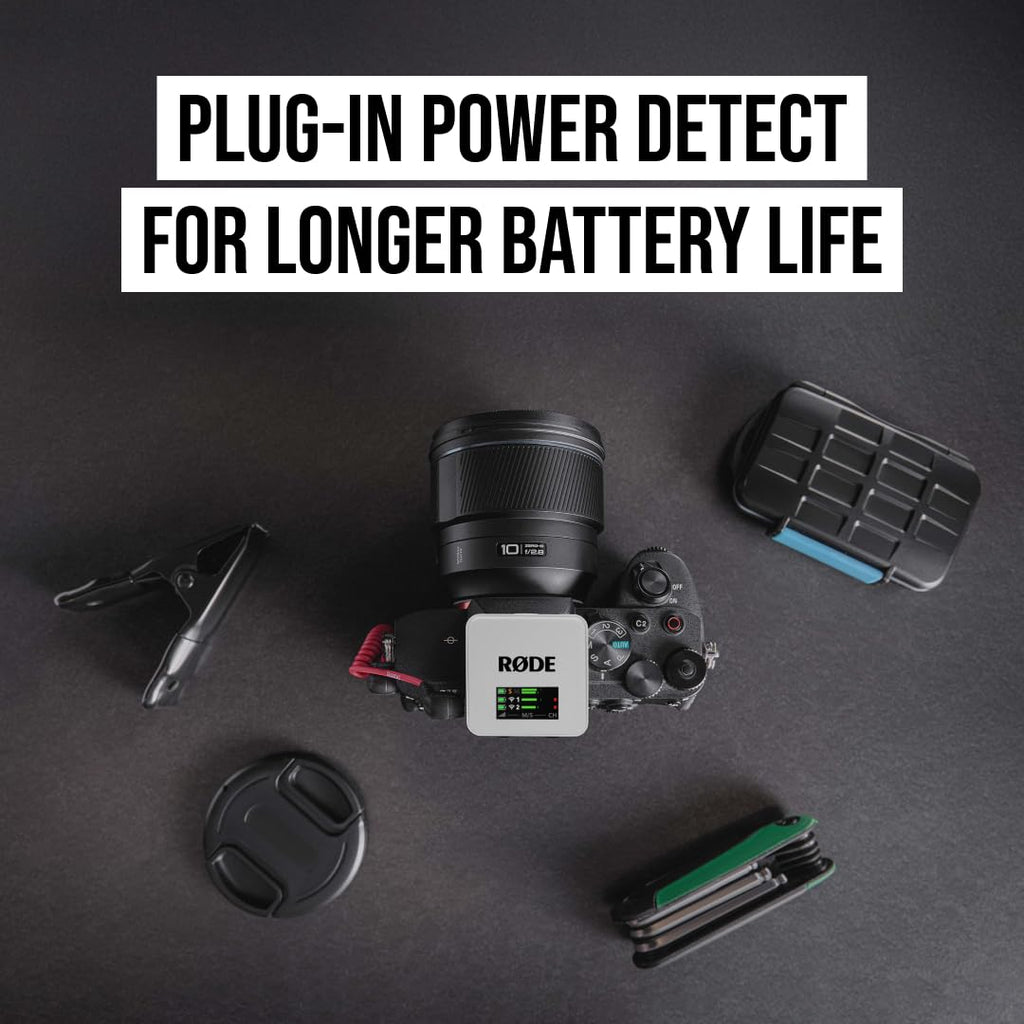 RÃDE Wireless GO (Gen 3) (2 TX + 1 RX + Charging Case), 32-Bit Float