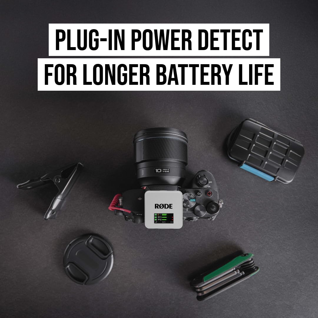 RÃDE Wireless GO (Gen 3) (2 TX + 1 RX + Charging Case), 32-Bit Float