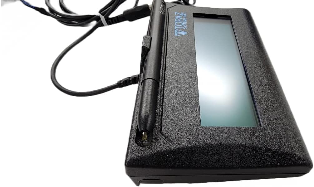 Topaz Systems High-Performance USB, Citrix Ready SignatureGem Signature Pad T-LBK462-HSX-R (Renewed)