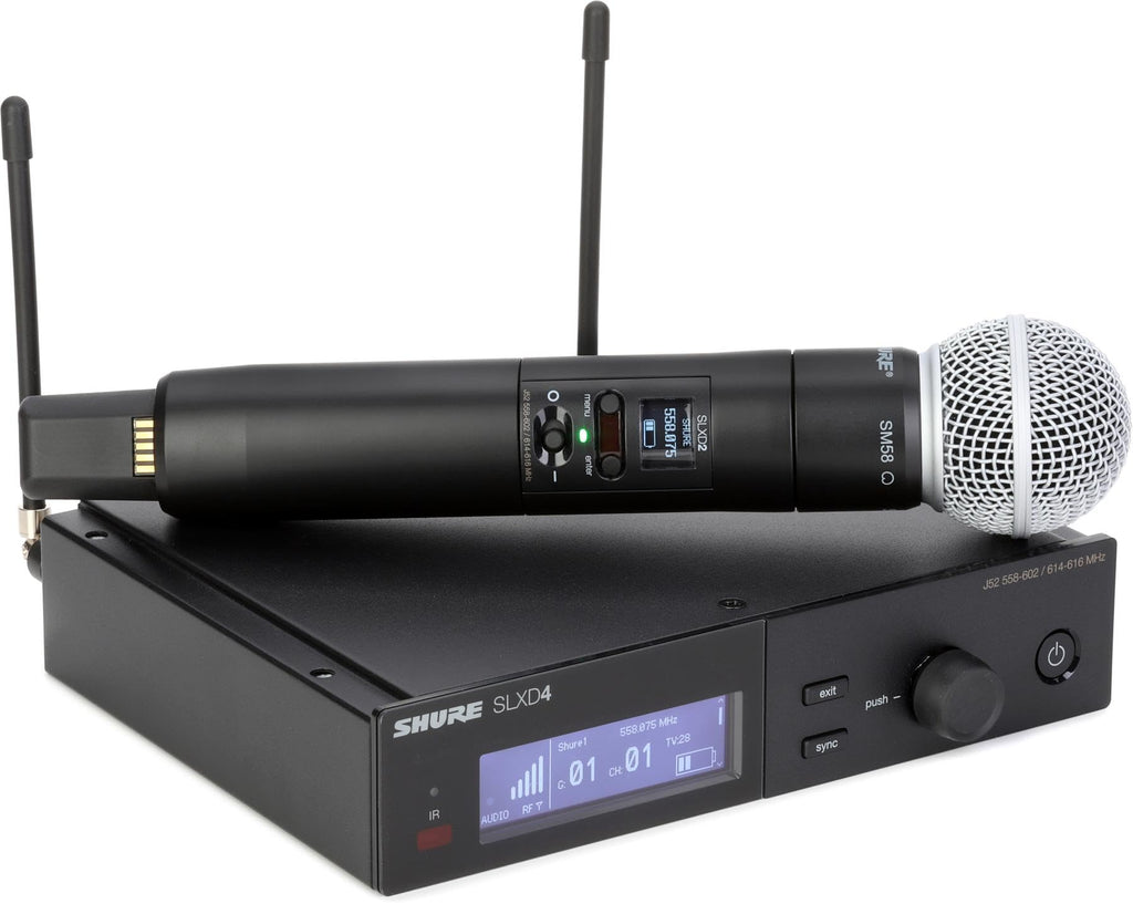Shure SLXD24D/SM58 Dual Wireless Vocal System - H55 Band