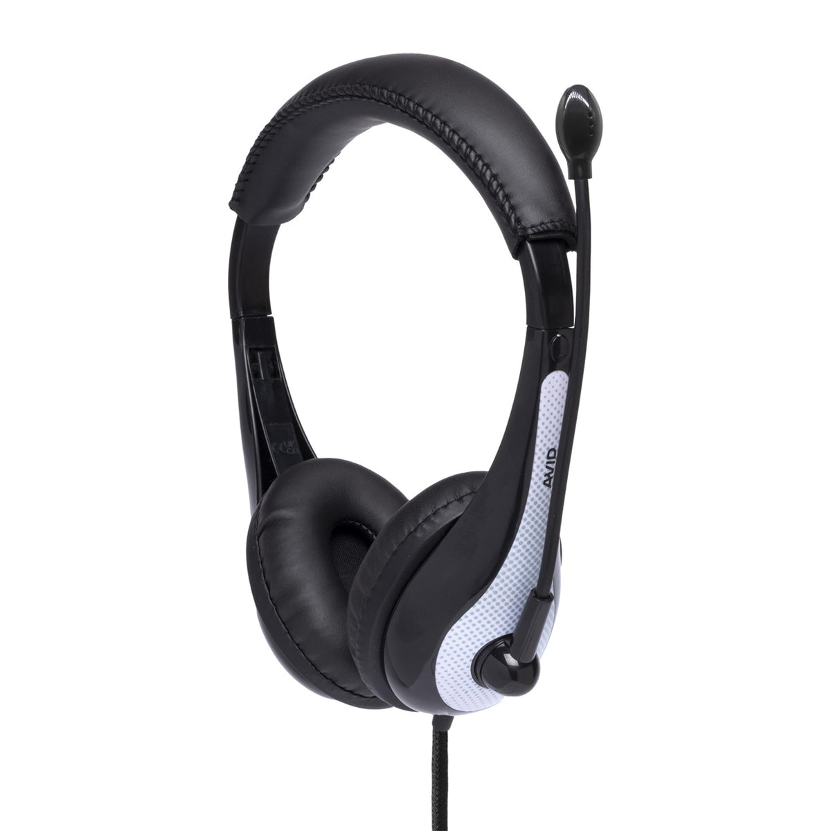 Avid Products AE-36 Headset in Green with Adjustable Boom Microphone for School, Classroom, Education, Testing and Assessment (100 Pack)