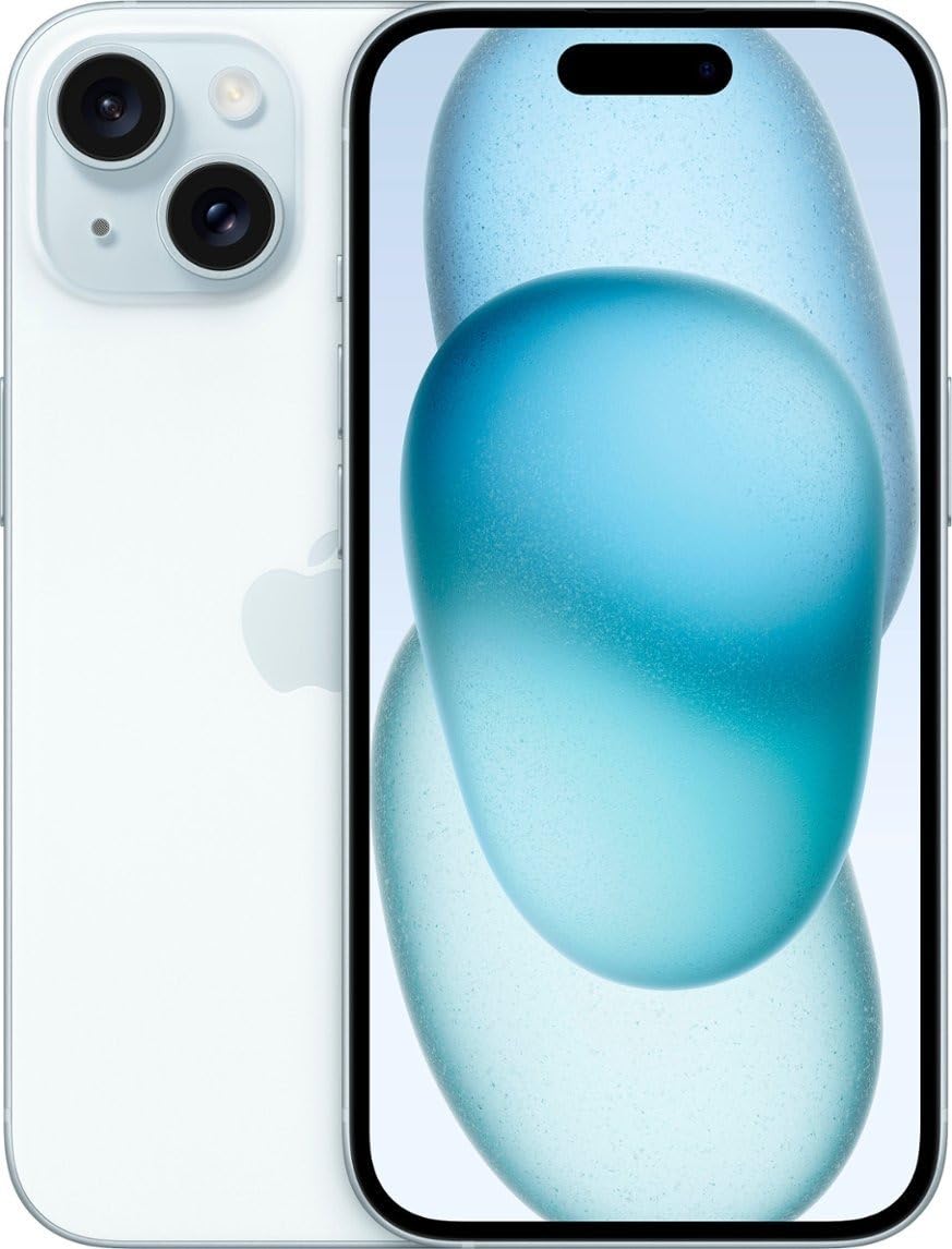 Apple iPhone 15 Plus, 128GB, Black - Locked to Verizon (Renewed)