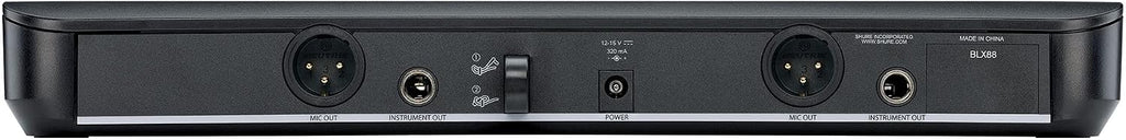 Shure BLX288/PG58 Dual Wireless Vocal System - H10 Band