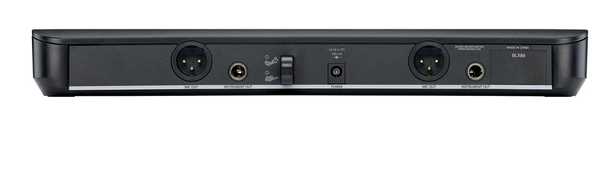 Shure BLX288/PG58 Dual Wireless Vocal System - H10 Band