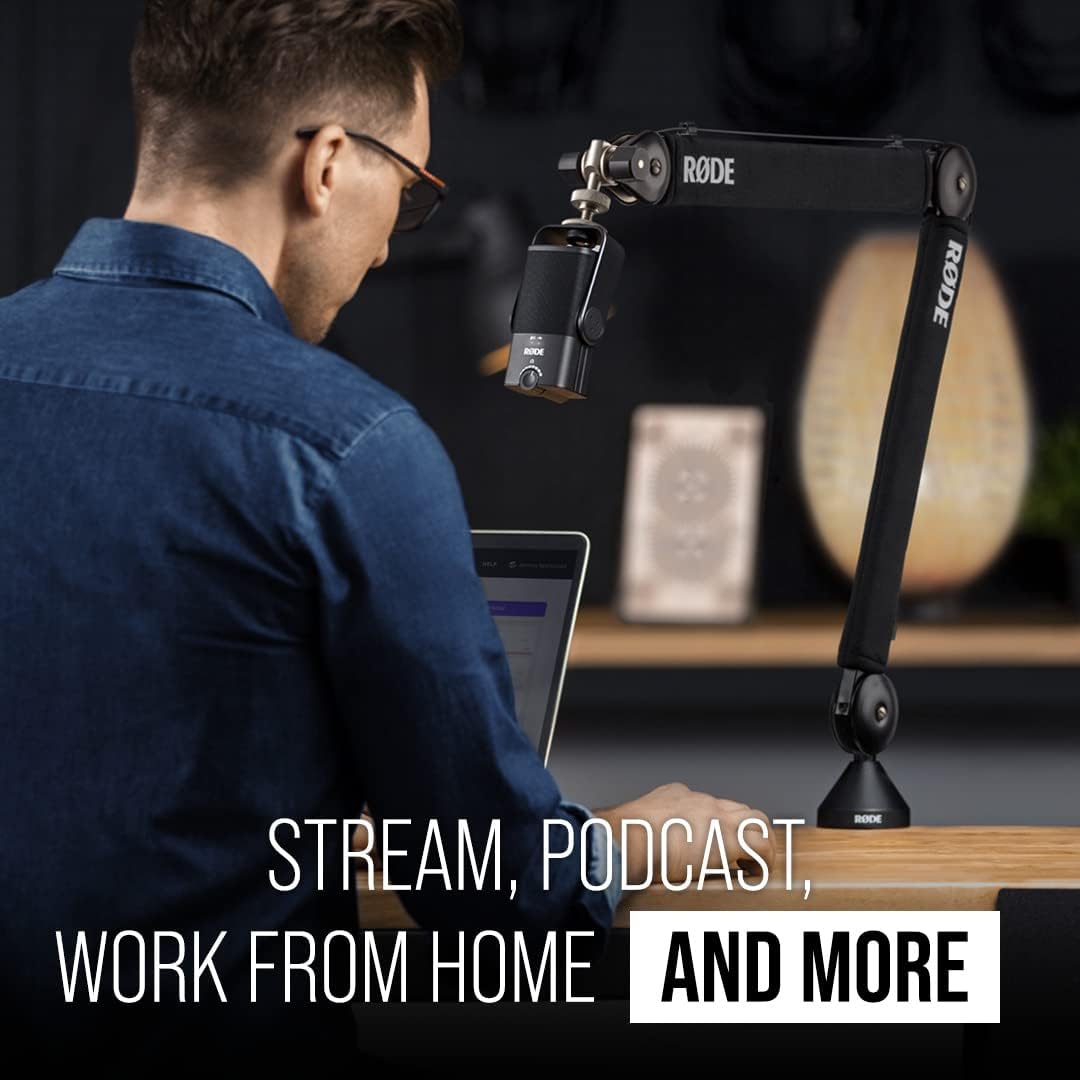 RÃDE PSA1+ Professional Studio Boom Arm with Spring Damping, Black