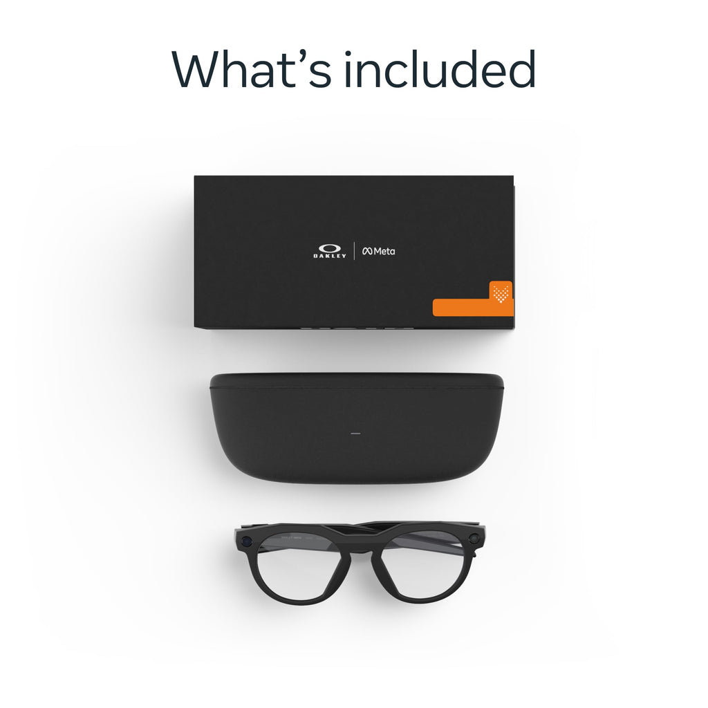 Meta Oakley HSTN Smart AI Glasses Clear, Transitions Grey