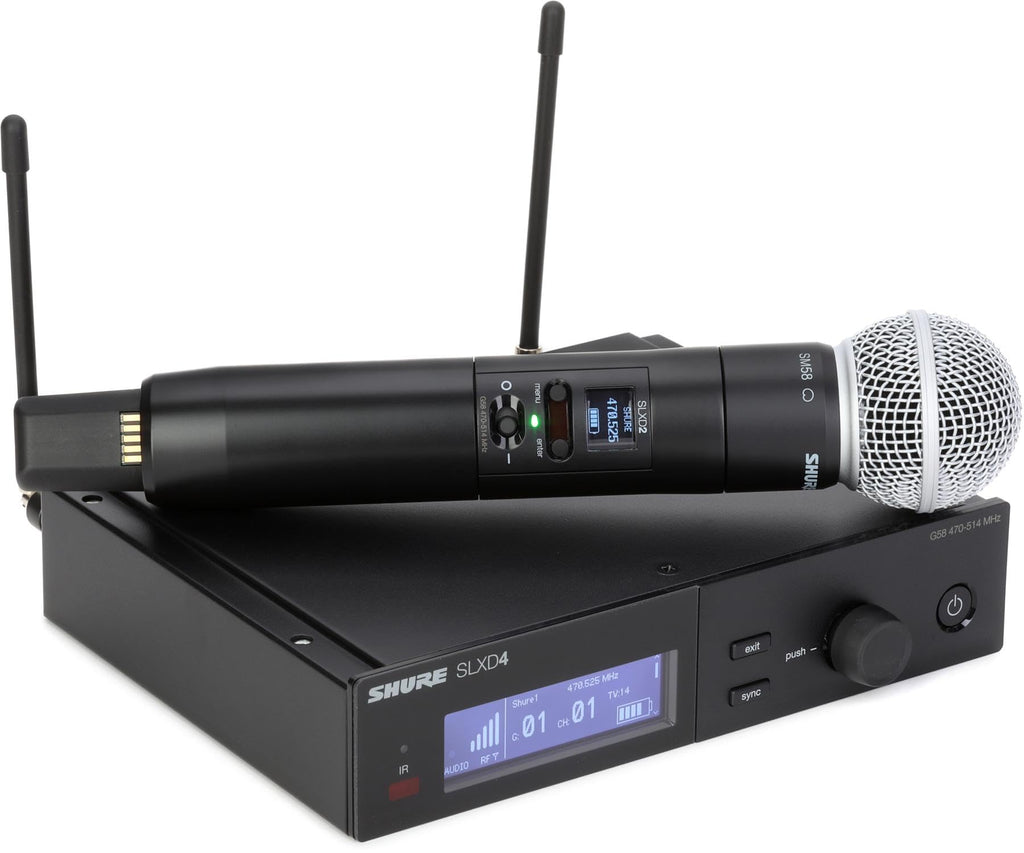 Shure SLXD24D/SM58 Dual Wireless Vocal System - H55 Band