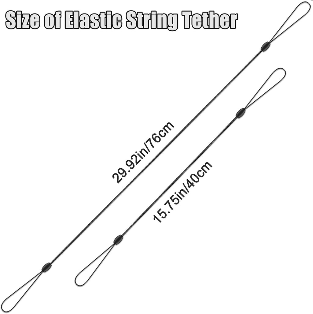 Touch Screen Tablet Stylus Lanyards Tethers 15-30" Long Pen Tether for LCD Writing Tablet Pen Cord for Graphic Tablet Styluses Holding String Drawing Tablet Pen Holder Strap for Office School 12 PCS