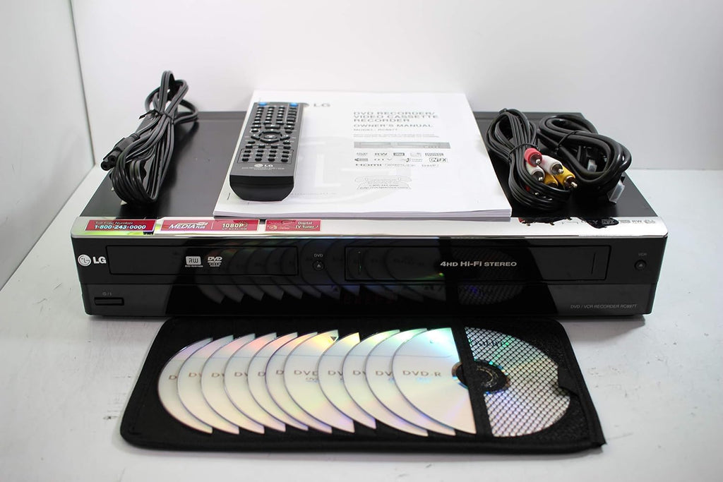 LG VHS to DVD Recorder VCR Combo w/ Remote, HDMI (Renewed)