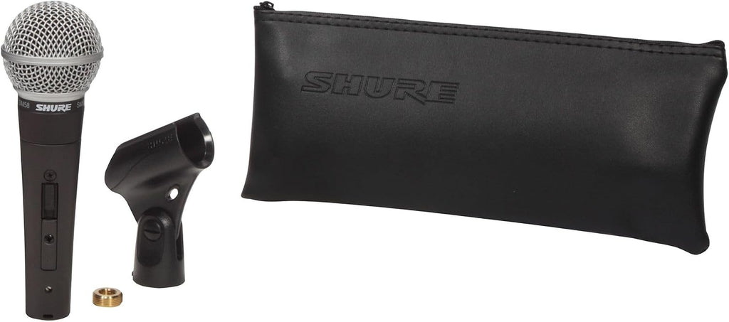 Shure SM58S Pro XLR Dynamic Vocal Microphone with On/Off Switch